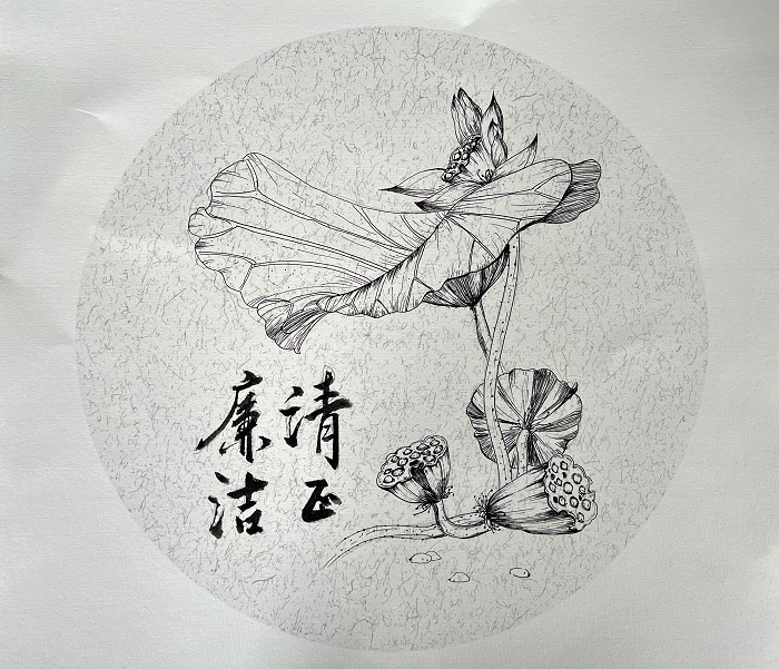 141726313758187380.jpg 5490957B017EBF009C118062F334D5F6王春怡線描作品:蓮韻廉意.jpg